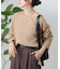 ワイドリブニットオーバートップス
