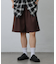 【セットアップ対応】ウールライクハーフパンツ