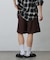 【セットアップ対応】ウールライクハーフパンツ