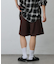 【セットアップ対応】ウールライクハーフパンツ