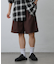 【セットアップ対応】ウールライクハーフパンツ