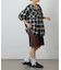 【セットアップ対応】ウールライクハーフパンツ