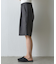 【セットアップ対応】ウールライクハーフパンツ