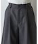 【セットアップ対応】ウールライクハーフパンツ