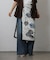 フラワーモチーフ大判スカーフ  90×90