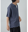 透かし編み半袖スキッパーニット