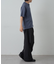 透かし編み半袖スキッパーニット