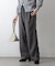【リバイバル】ウールライクイージーワイドパンツ
