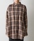 ライトフランネルチェックオーバーシャツ