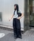 【LEI企画 / WEB限定】カーブライン撥水リップストップパンツ