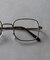 スクエアフレームメガネ