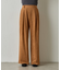 【セットアップ対応】フェイクスエード2タックワイドパンツ
