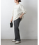 エステルヤーンリブロングパンツ