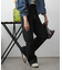 エステルヤーンリブロングパンツ