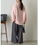 モヘアタッチカーディガン