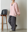 モヘアタッチカーディガン
