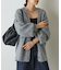モヘアタッチカーディガン