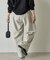 【セットアップ対応】ネップワイドパンツ