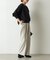 【セットアップ対応】ネップワイドパンツ
