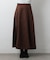 スエードポンチ切替フレアスカート