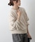 スエードポンチ袖ボリュームプルオーバー
