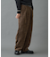 モールツイード2タックテーパードパンツ