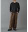 モールツイード2タックテーパードパンツ