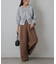 ピーチ起毛2タックワイドパンツ