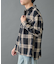 チェックオーバーシャツジャケット
