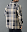 チェックオーバーシャツジャケット