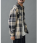 チェックオーバーシャツジャケット