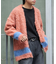 シャギーモヘアラインカーディガン