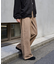 コーデュロイワイドストレートパンツ