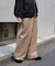 コーデュロイワイドストレートパンツ