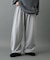 パウダー加工スウェットワイドパンツ