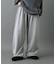 パウダー加工スウェットワイドパンツ