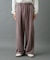 パウダー加工スウェットワイドパンツ