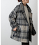 チェックダブルテーラードジャケットコート