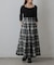 起毛チェックフレアスカート