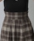 起毛チェックフレアスカート