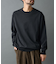 TW/ポリエステルウールニットクルーネックプルオーバー