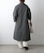 テックウールラグランスリーブロングコート