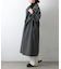テックウールラグランスリーブロングコート