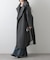 テックウールラグランスリーブロングコート