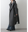 テックウールラグランスリーブロングコート