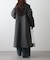 テックウールラグランスリーブロングコート