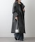 テックウールラグランスリーブロングコート