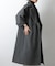 テックウールラグランスリーブロングコート