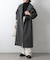 テックウールラグランスリーブロングコート