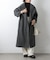 テックウールラグランスリーブロングコート